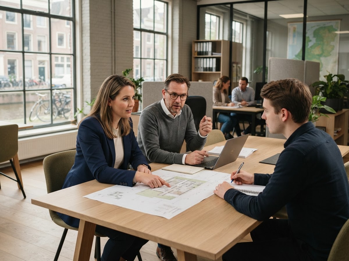 Ruiter Winstveld team dat werkt aan data-analyse en modelontwikkeling
